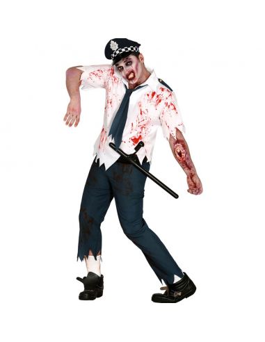 Disfraz de Policia Zombie Hombre Tienda de disfraces online - Mercadisfraces