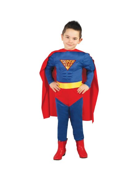 Disfraz de súper héroe musculoso para niño Tienda de disfraces online - Mercadisfraces Disfraz de súper héroe musculoso para niño Tienda de disfraces online - Mercadisfraces
