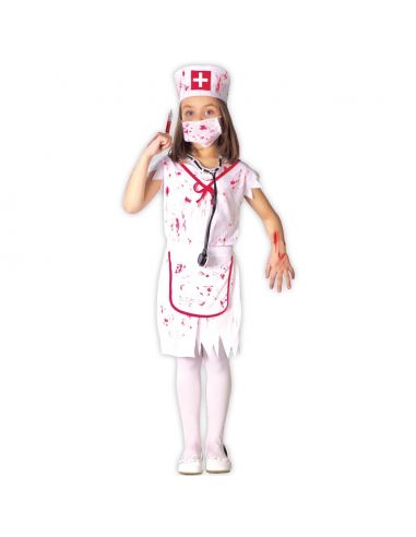 Disfraz Zombie Enfermera infantil Tienda de disfraces online - Mercadisfraces