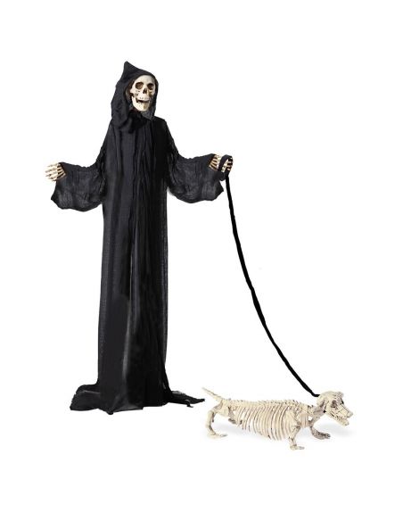 Esqueleto de Perro Salchicha con correa Tienda de disfraces online - Mercadisfraces Esqueleto de Perro Salchicha con correa Tienda de disfraces online - Mercadisfraces