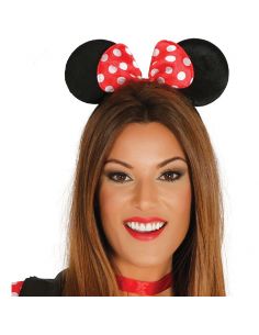 Diadema Ratita Minnie con Lazo Rojo Tienda de disfraces online - Mercadisfraces