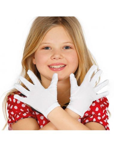 Guantes en Blanco infantil Tienda de disfraces online - Mercadisfraces