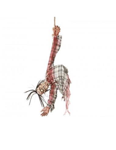 Zombie Colgado con movimiento y sonido Tienda de disfraces online - Mercadisfraces