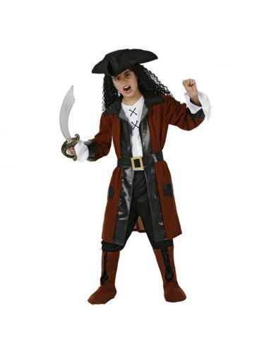 Disfraz de Capitán Pirata Niño Tienda de disfraces online - Mercadisfraces