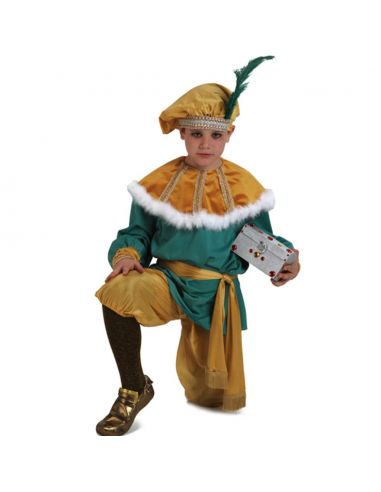 Disfraz de Paje Rey Melchor Infantil Tienda de disfraces online - Mercadisfraces