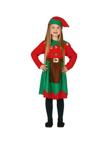 Disfraz de Elfa de Navidad Niña Tienda de disfraces online - Mercadisfraces