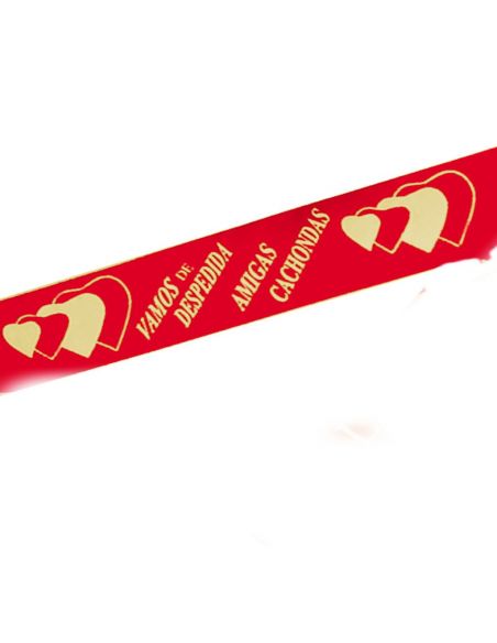 Banda Vamos de Despedida Amigas Cachondas Tienda de disfraces online - Mercadisfraces