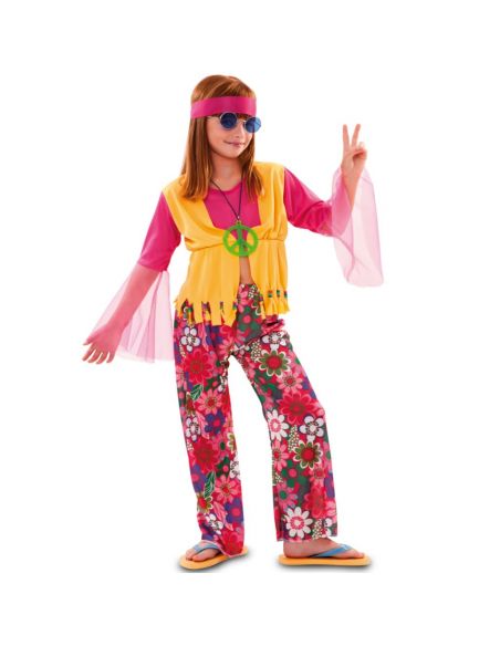 Disfraz de Hippie para niña Tienda de disfraces online - venta disfraces