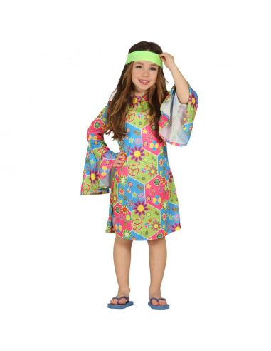 Disfraz Hippie para niña Tienda de disfraces online - Mercadisfraces