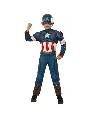 Disfraz Capitán America AV2 Deluxe Tienda de disfraces online - Mercadisfraces