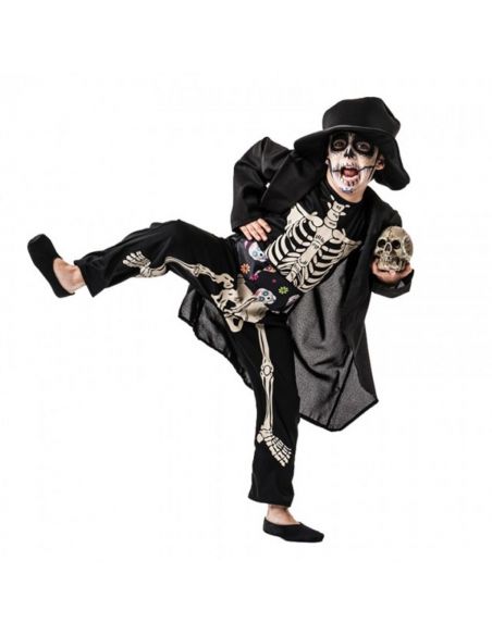 Disfraz Esqueleto Mejicano para niño Tienda de disfraces online - Mercadisfraces