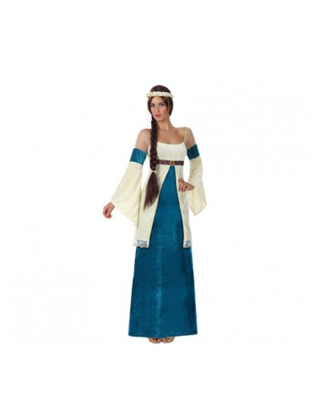 Disfraz de dama medieval XXL. Disfraces tallas grandes. Dama medieval adulta