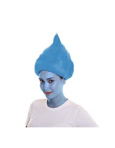 Peluca Troll Azul Tienda de disfraces online - Mercadisfraces 2
