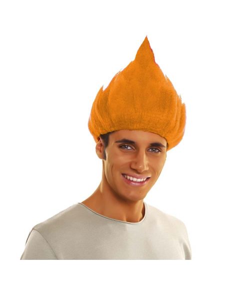 Peluca Troll Naranja Tienda de disfraces online - Mercadisfraces Peluca Troll Naranja Tienda de disfraces online - Mercadisfraces