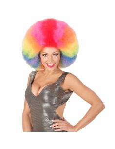 Peluca Afro Multicolores Tienda de disfraces online - Mercadisfraces 2