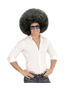 Peluca Afro sobredimensionada negra unisex Tienda de disfraces online - Mercadisfraces 2