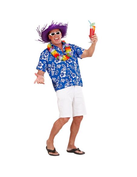 Camisa Hawaiana azul Tienda de disfraces online - Mercadisfraces Camisa Hawaiana azul Tienda de disfraces online - Mercadisfraces