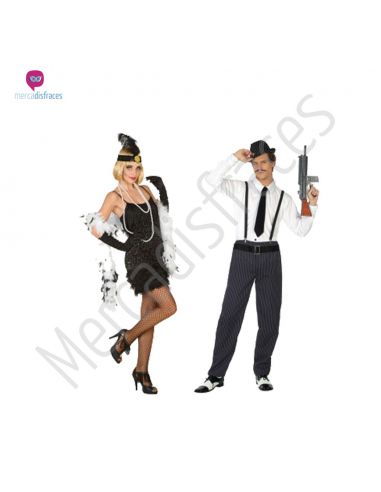 Disfraces de Carnaval de Ganster para grupos Tienda de disfraces online - Mercadisfraces