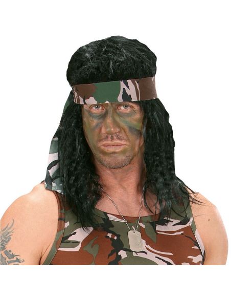 Maquillaje de cara y cuerpo camuflaje Tienda de disfraces online - Mercadisfraces