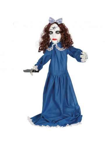 Vampira con cuchillo, luz, sonido y movimiento Tienda de disfraces online - Mercadisfraces