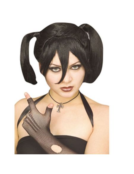 Peluca Gótica negra Tienda de disfraces online - Mercadisfraces Peluca Gótica negra Tienda de disfraces online - Mercadisfraces