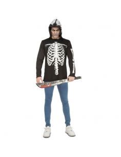 Camiseta de esqueleto adulto Tienda de disfraces online - Mercadisfraces