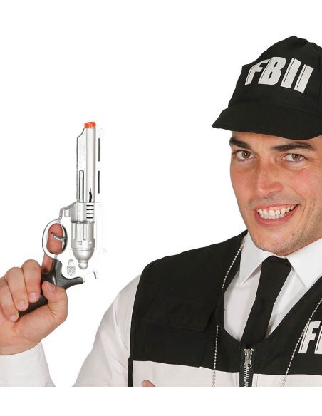 Pistola FBI 28 cm Tienda de disfraces online - Mercadisfraces Pistola FBI 28 cm Tienda de disfraces online - Mercadisfraces