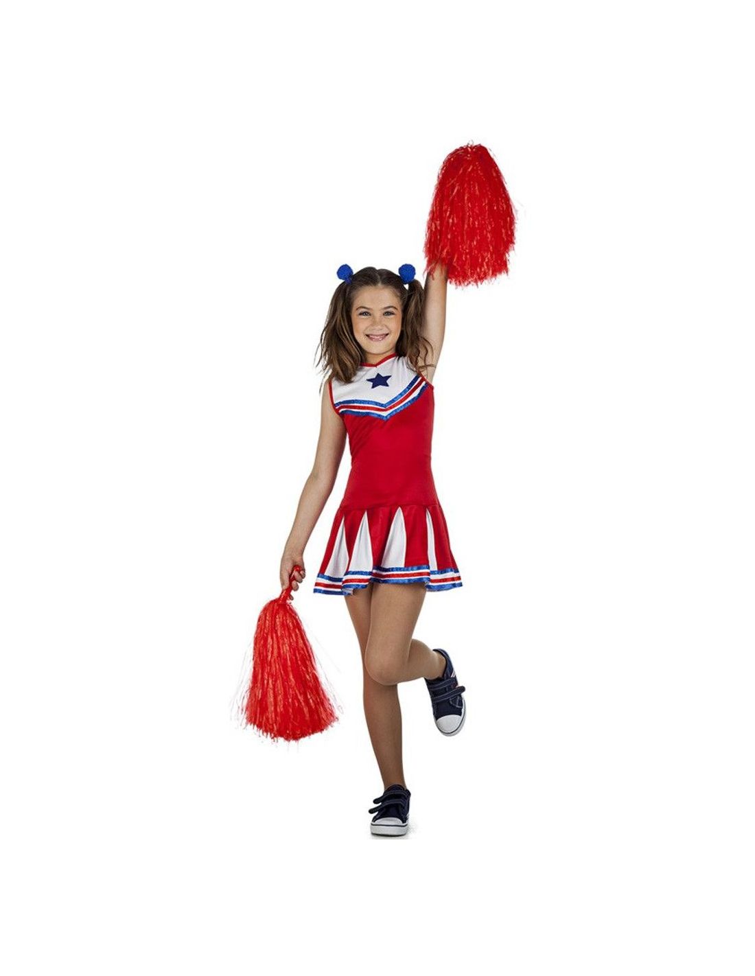 Disfraz de animadora cheerleader para mujer