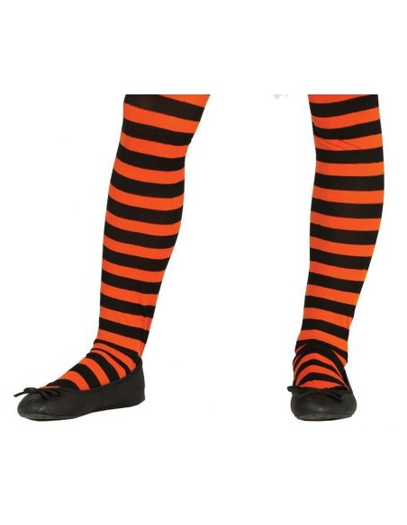 Pantys Naranja con rayas infantil Tienda de disfraces online - Mercadisfraces Pantys Naranja con rayas infantil Tienda de disfraces online - Mercadisfraces