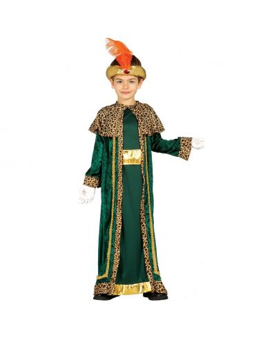 Disfraz de Rey Mago verde infantil Tienda de disfraces online - Mercadisfraces