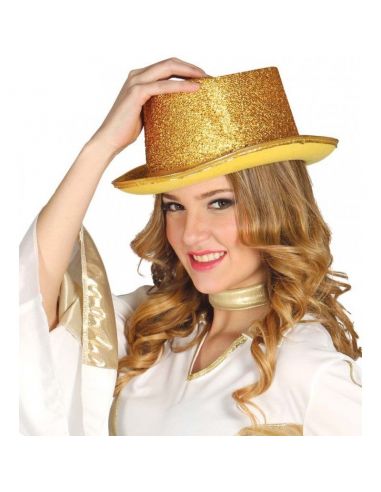 Chistera color Oro Tienda de disfraces online - Mercadisfraces