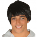 Peluca para Hombre Negra Tienda de disfraces online - Mercadisfraces