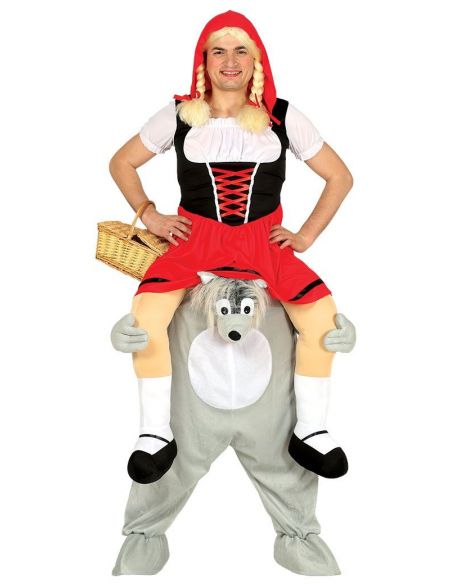 Disfraz de Lobo con Caperucita a hombros Tienda de disfraces online - Mercadisfraces