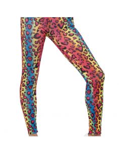 Leggins con estampado leopardo neón Tienda de disfraces online - Mercadisfraces