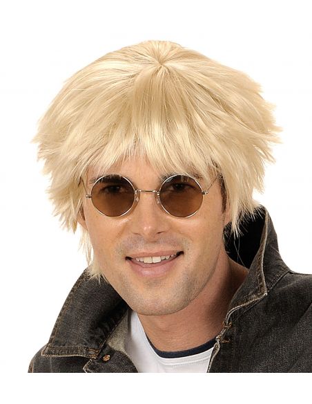 Peluca Beat Rubia para hombre Tienda de disfraces online - Mercadisfraces Peluca Beat Rubia para hombre Tienda de disfraces online - Mercadisfraces