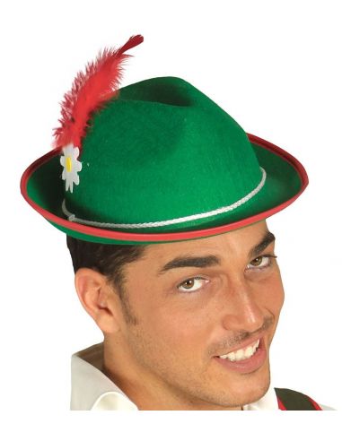 Sombrero Tiroles para adulto Tienda de disfraces online - Mercadisfraces