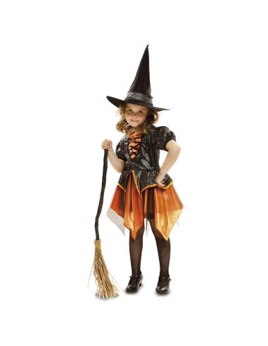 Disfraz de Bruja naranja Divertida bebe Tienda de disfraces online - Mercadisfraces