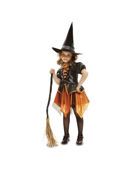 Disfraz de Bruja naranja Divertida bebe Tienda de disfraces online - Mercadisfraces