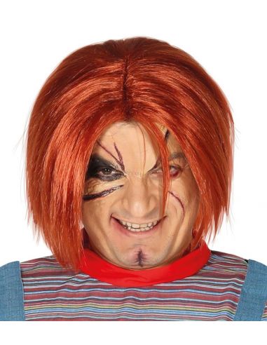 Peluca Muñeco Asesino Tienda de disfraces online - Mercadisfraces