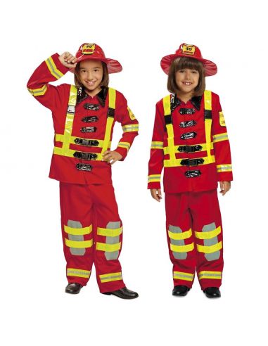 Disfraz de Bombero Rojo para infantil Tienda de disfraces online - Mercadisfraces