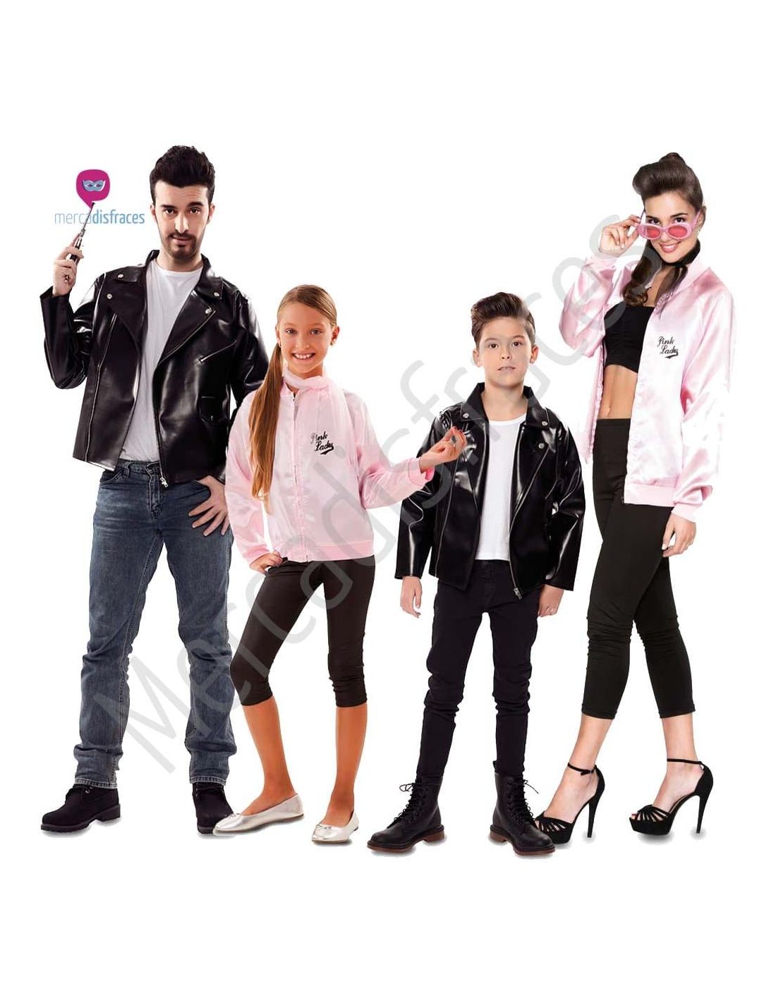 Comprar CAZADORA PINK LADY GREASE MUJER Online - Tienda de disfraces online