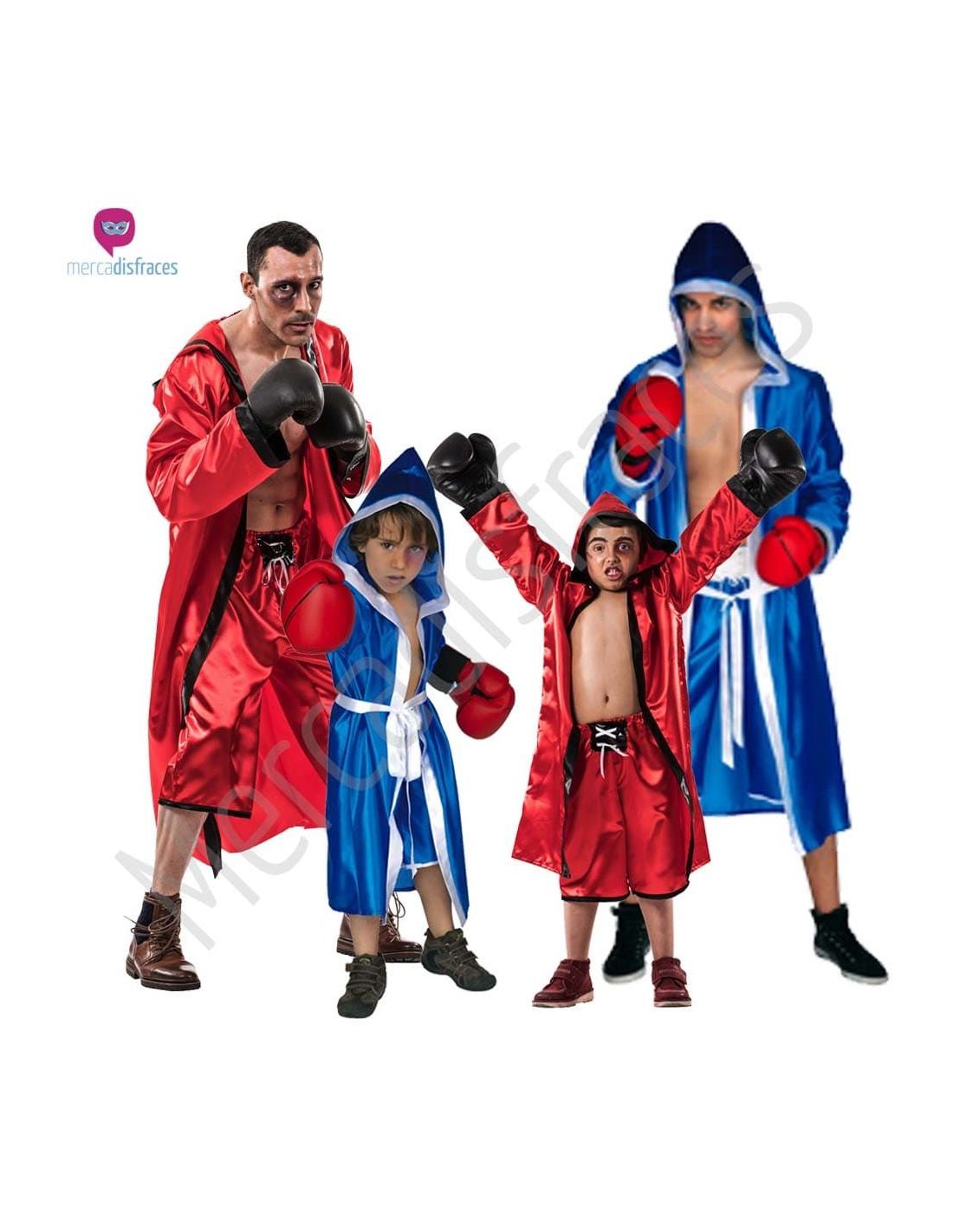 Comprar Disfraz de Boxeador Azul Hombre - Disfraces de Deporte para Hombre