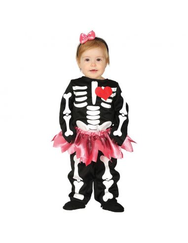 Disfraz Esqueleto con tutu para bebe Tienda de disfraces online - Mercadisfraces