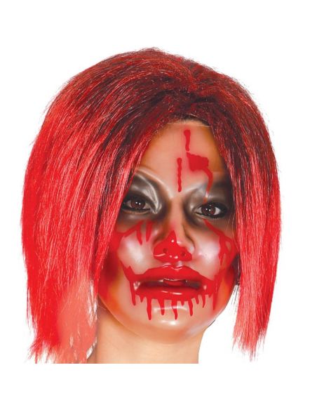 Careta Transparente Ensangrentada Tienda de disfraces online - Mercadisfraces