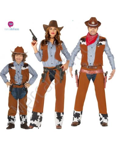 Disfraces para Grupos de Vaqueros/as Tienda de disfraces online - Mercadisfraces
