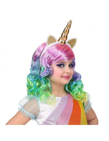 Peluca Unicornio infantil Tienda de disfraces online - Mercadisfraces