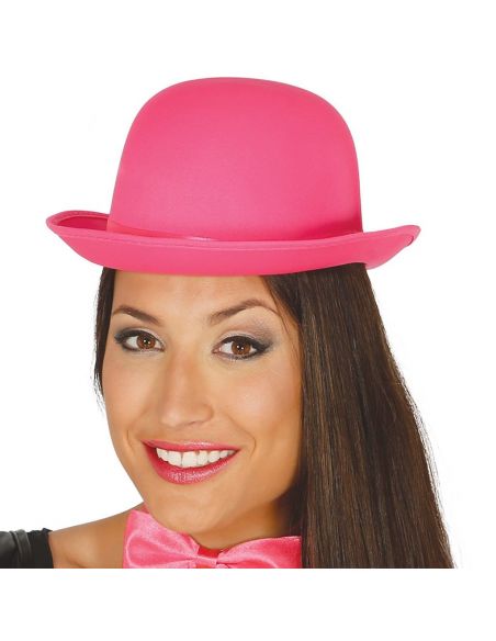 Bombín alta calidad Rosa Tienda de disfraces online - Mercadisfraces
