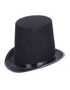 Chistera Negra de Fieltro Extra Tienda de disfraces online - Mercadisfraces 2