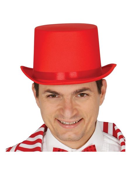 Chistera Roja alta calidad Tienda de disfraces online - Mercadisfraces Chistera Roja alta calidad Tienda de disfraces online - Mercadisfraces