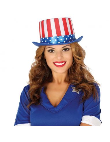 Chistera Bandera Americana Tienda de disfraces online - Mercadisfraces